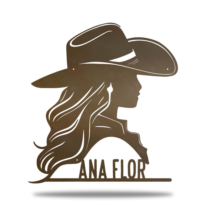 Placa Mulher Country