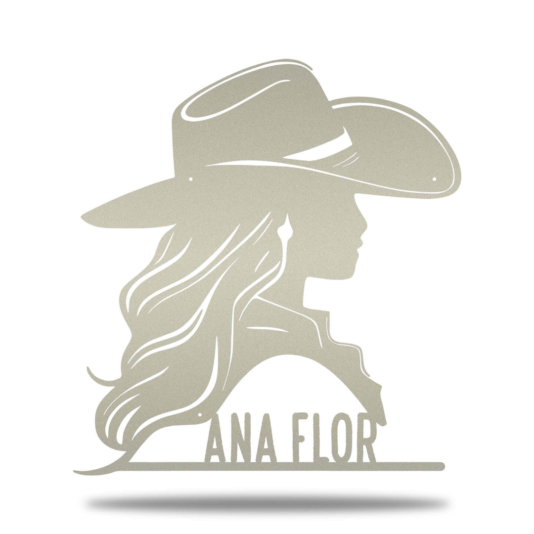 Placa Mulher Country