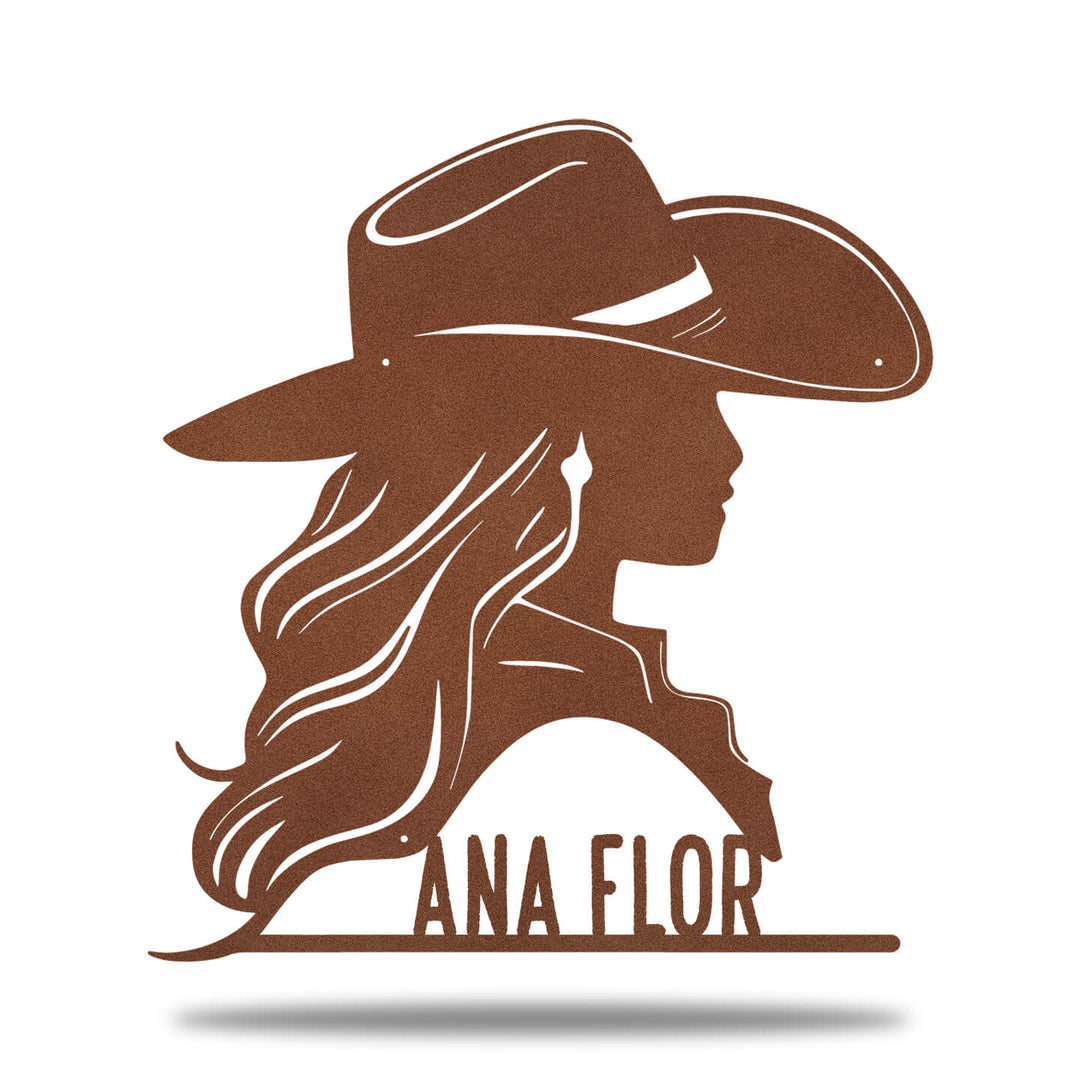 Placa Mulher Country