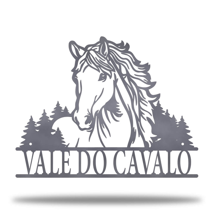 Placa Cavalo e Natureza