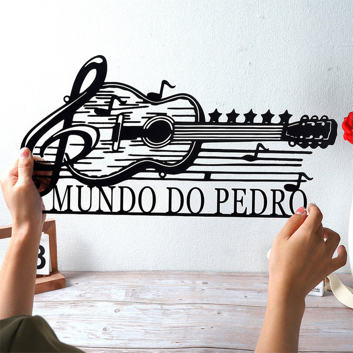Violão Personalizado - Placa de Metal