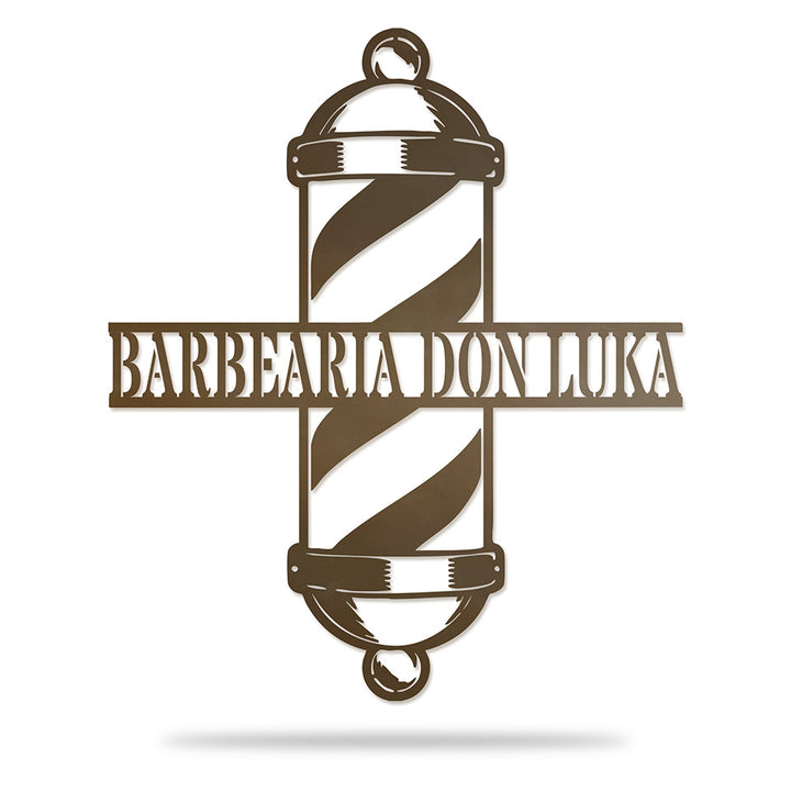 Placa Barbearia