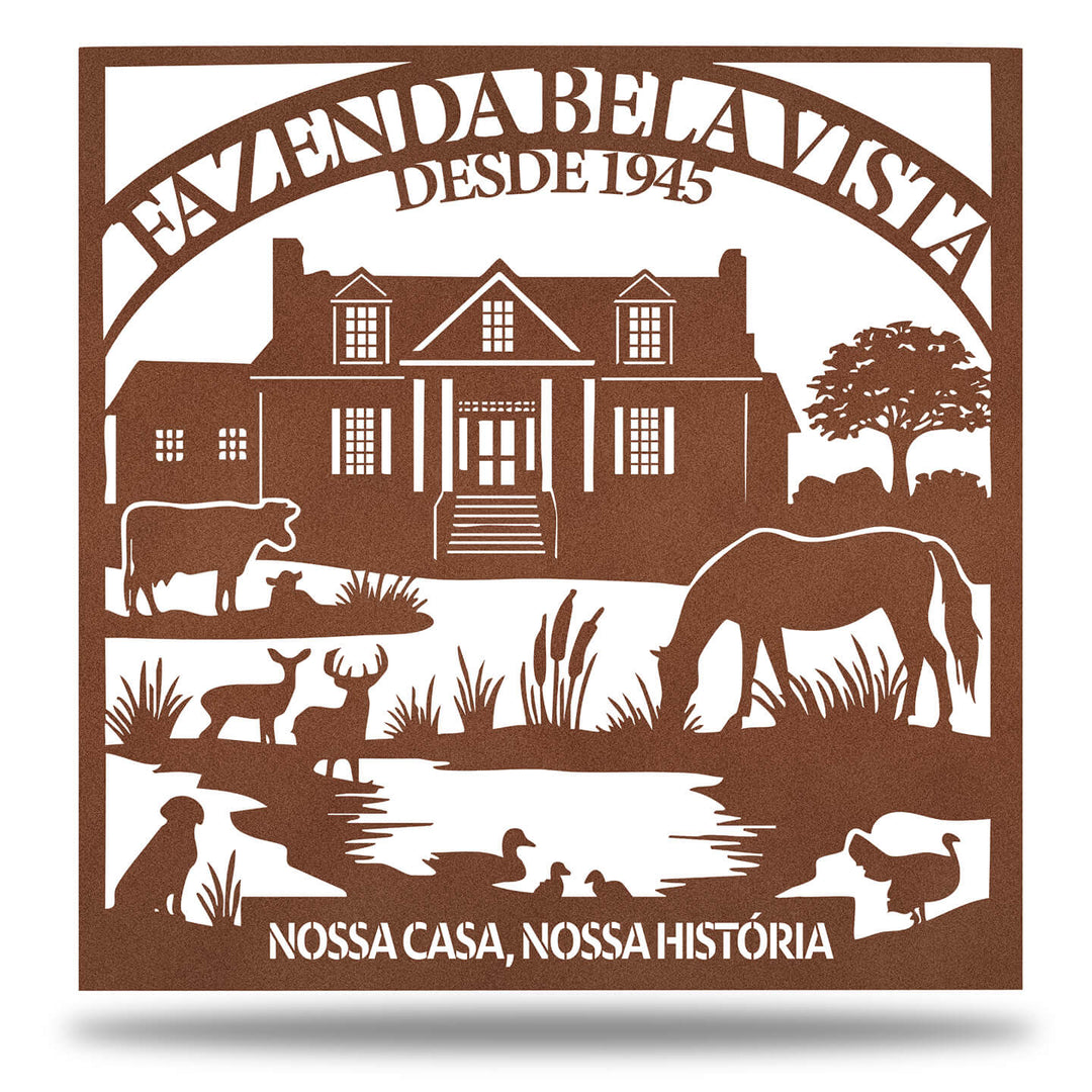 Paisagem Entrada Fazenda