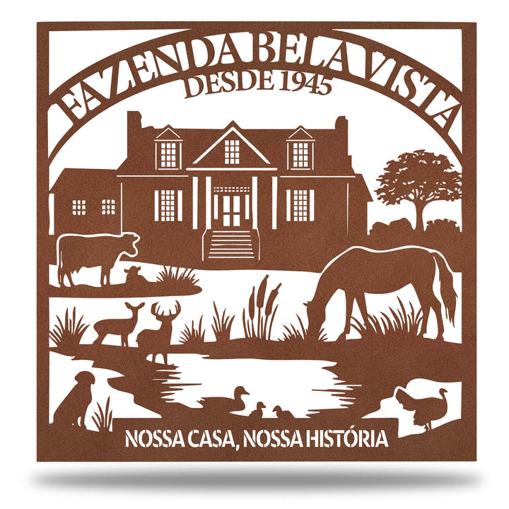 Paisagem Entrada Fazenda