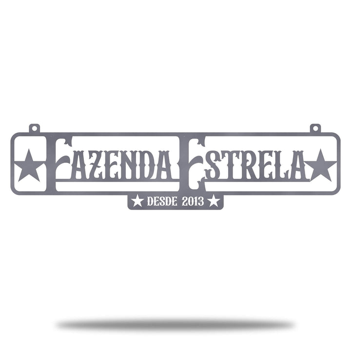 Placa Rústica Entrada