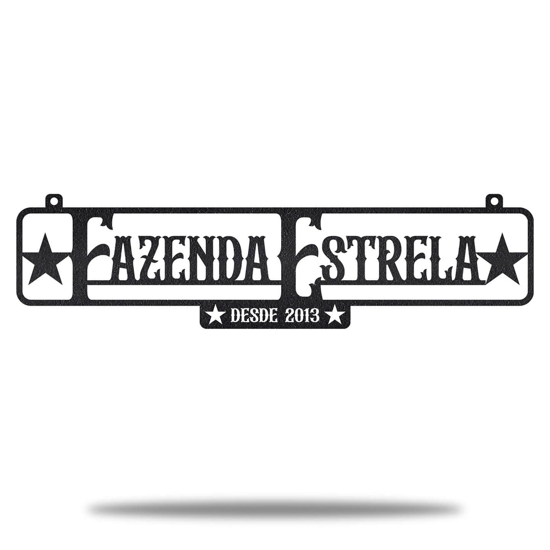 Placa Rústica Entrada