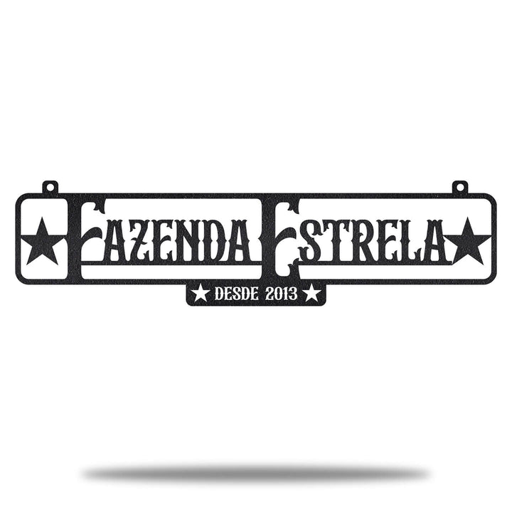 Placa Rústica Entrada