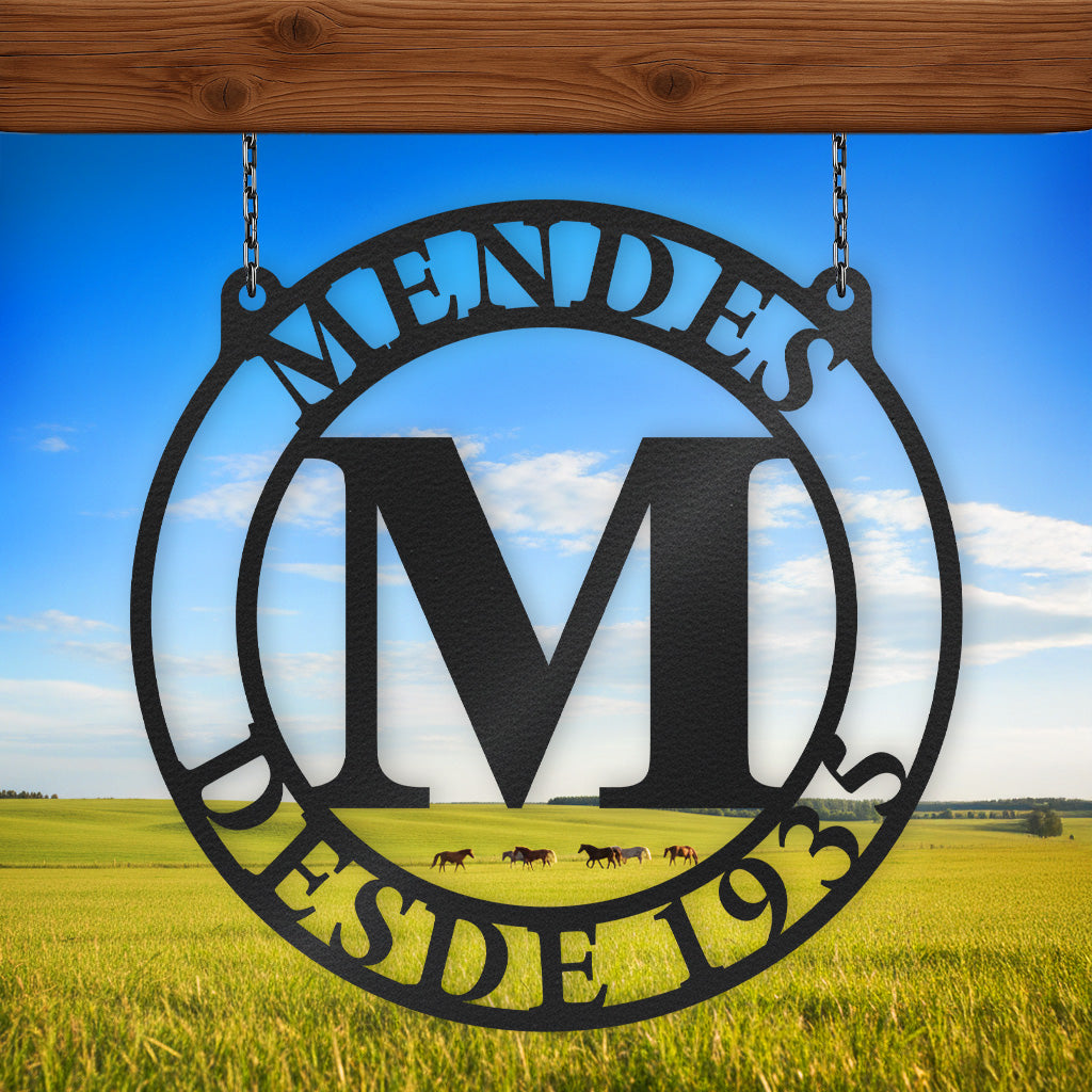 Monograma Nome Família