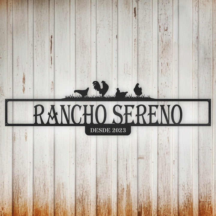 Placa Entrada - Monte a Sua