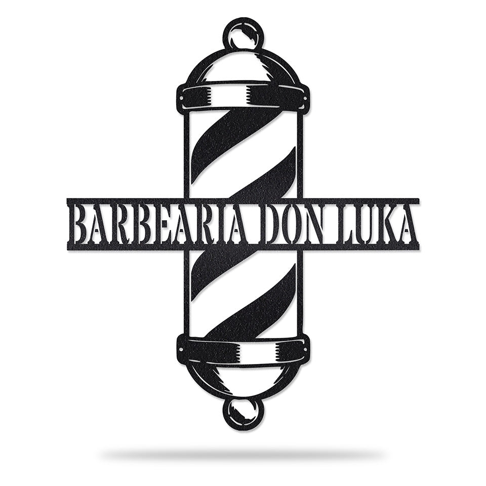 Placa Barbearia