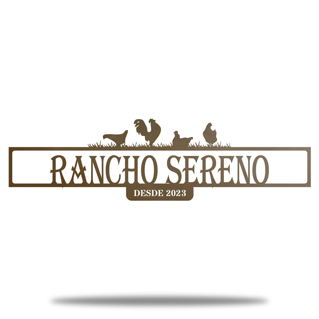 Placa Entrada - Monte a Sua