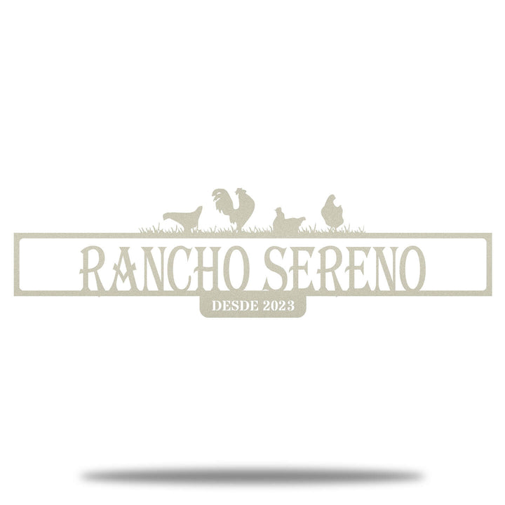 Placa Entrada - Monte a Sua