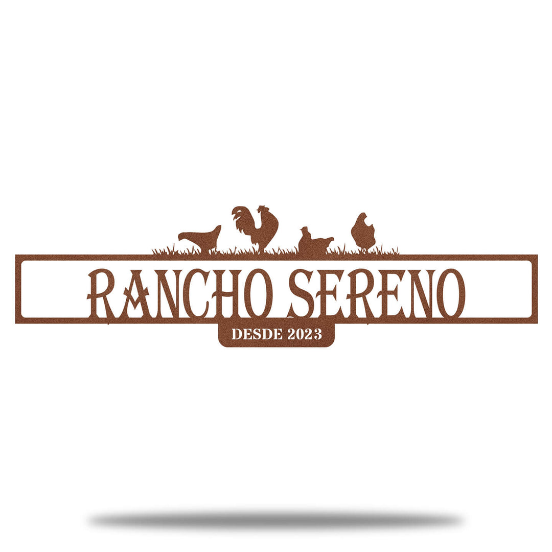 Placa Entrada - Monte a Sua