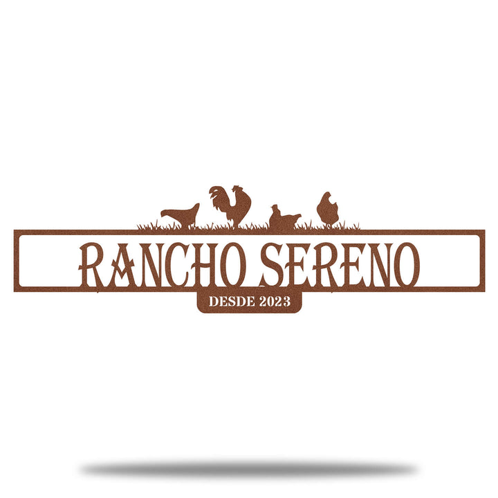 Placa Entrada - Monte a Sua