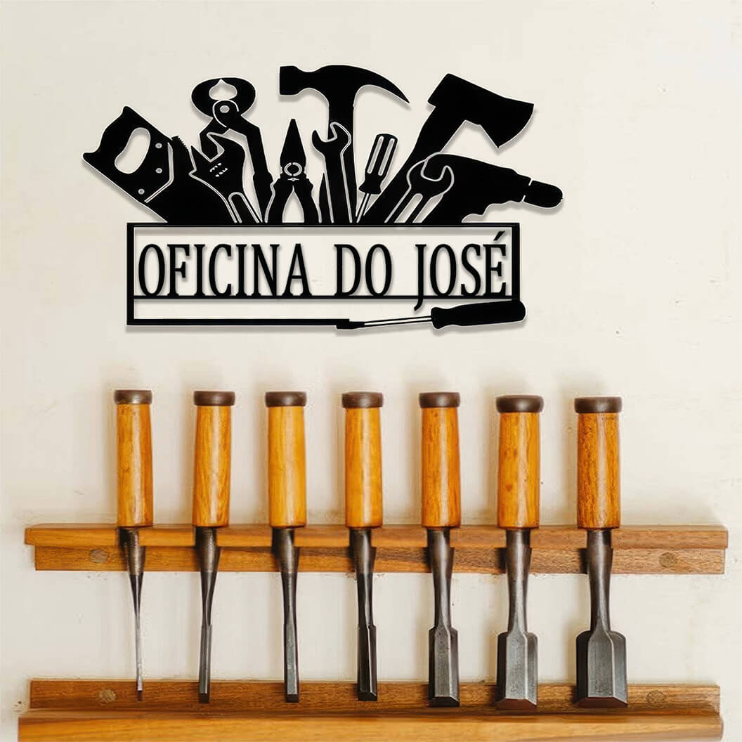 Placa Metal Ferramentas