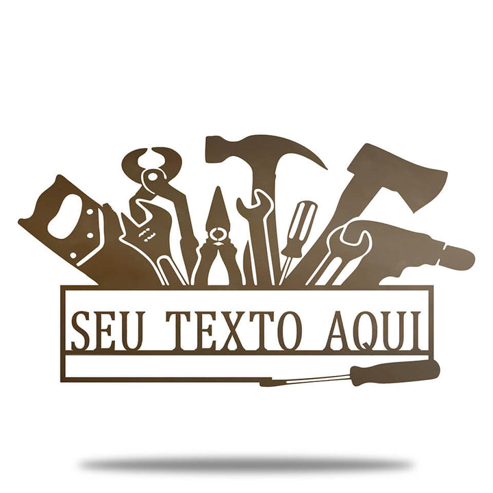 Placa Metal Ferramentas
