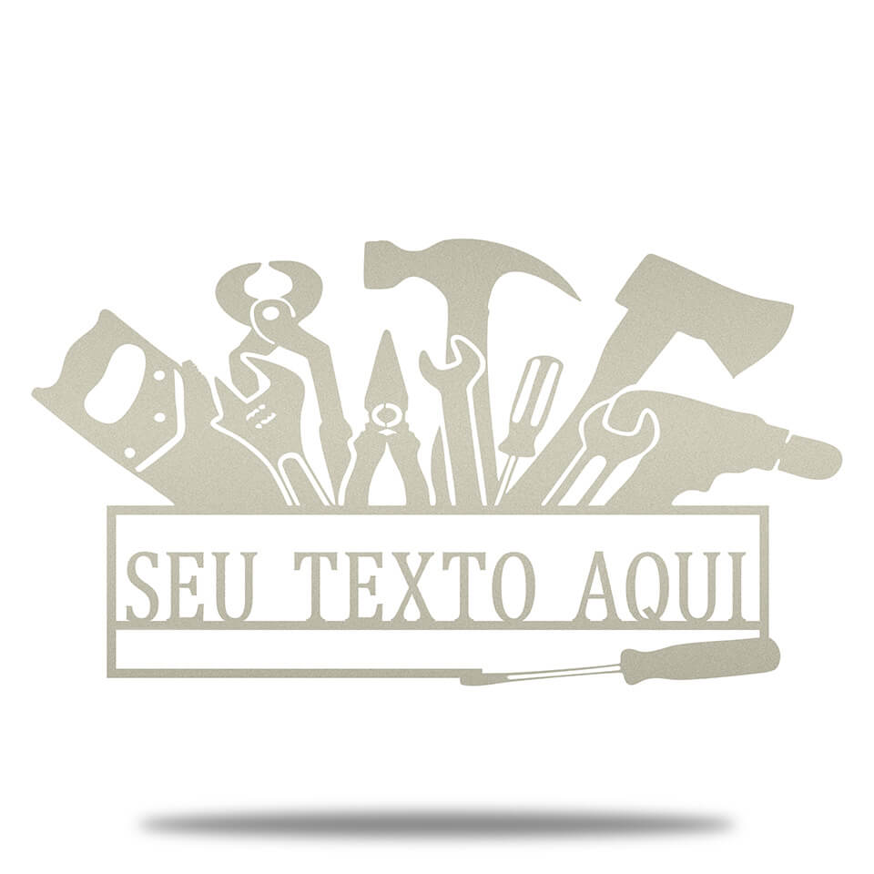 Placa Metal Ferramentas