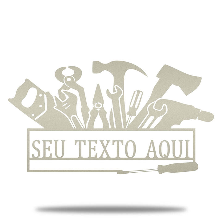 Placa Metal Ferramentas