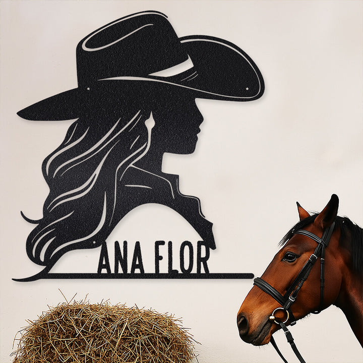 Placa Mulher Country