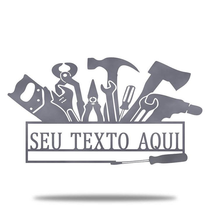 Placa Metal Ferramentas