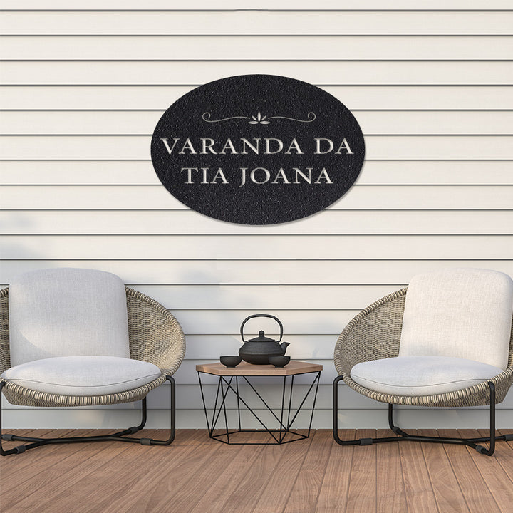 Placa de Metal Clássica