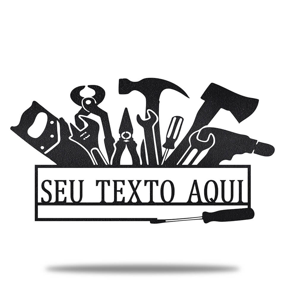 Placa Metal Ferramentas