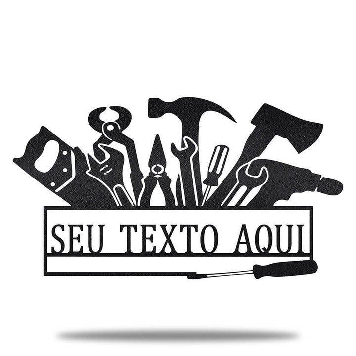 Placa Metal Ferramentas
