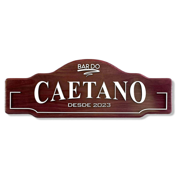 Placa Bar Personalizada