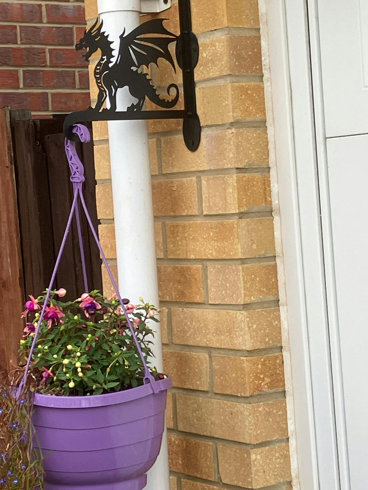 Dragão Galês - Suporte de Planta em Metal