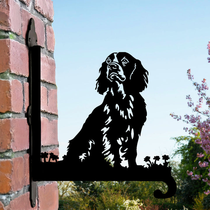 Springer Spaniel Inglês - Suporte de Planta em Metal