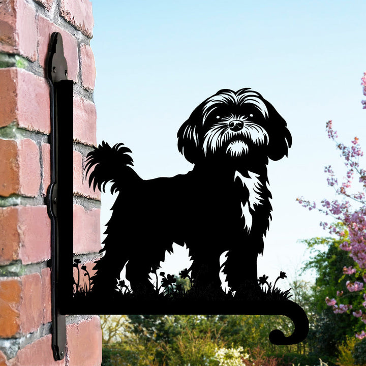 Shih Tzu - Suporte de Planta em Metal