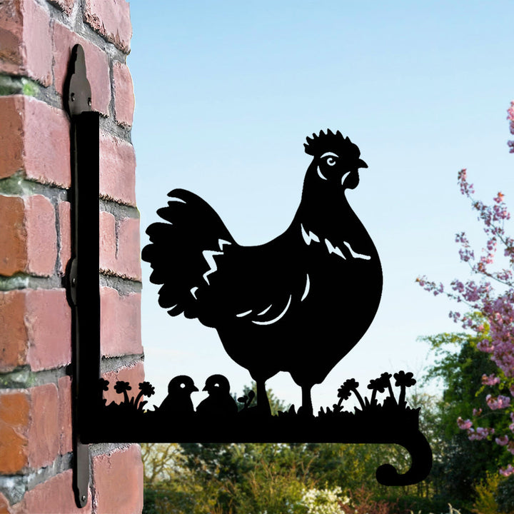 Galinha - Suporte de Planta em Metal
