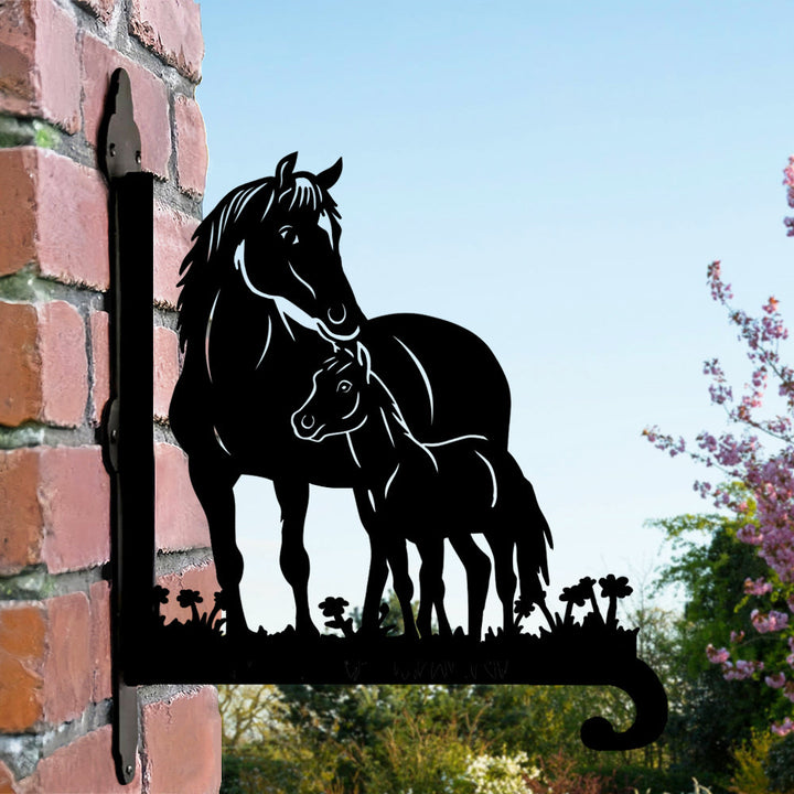 Cavalos - Suporte de Planta em Metal