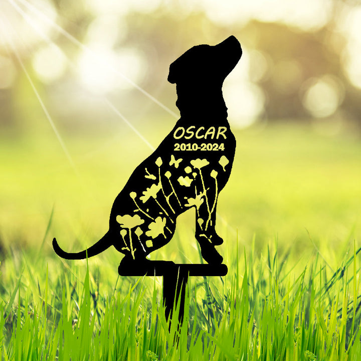 Cane Corso - Memorial em metal, personalizada sob medida