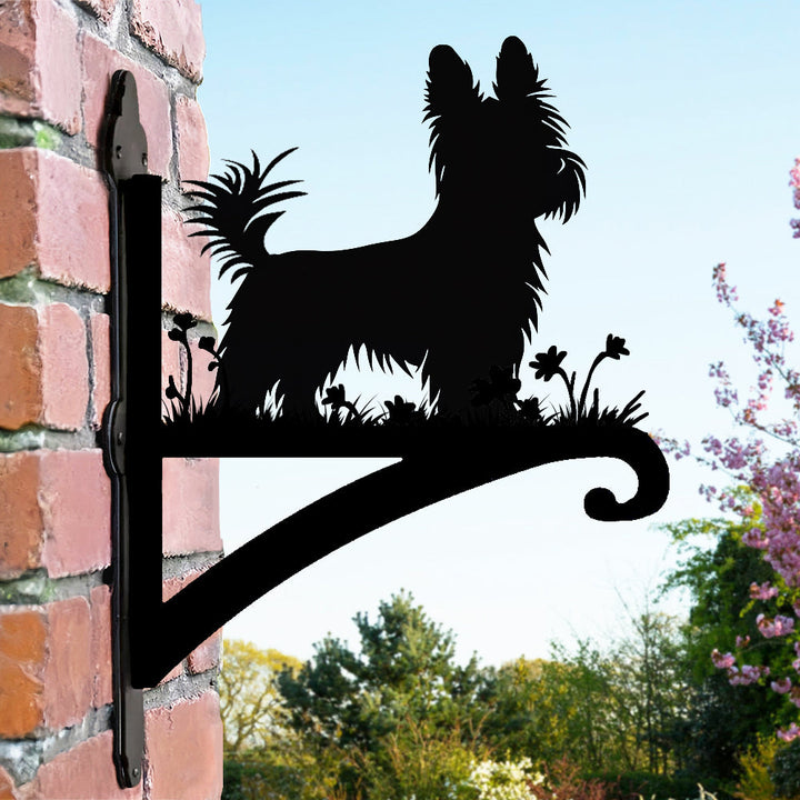 Highland Terrier - Suporte de Planta em Metal