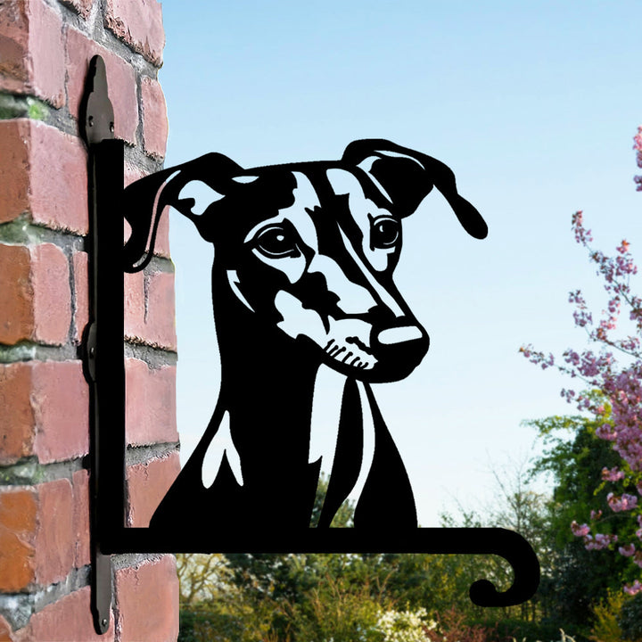 Galgo Inglês - Suporte de Planta em Metal