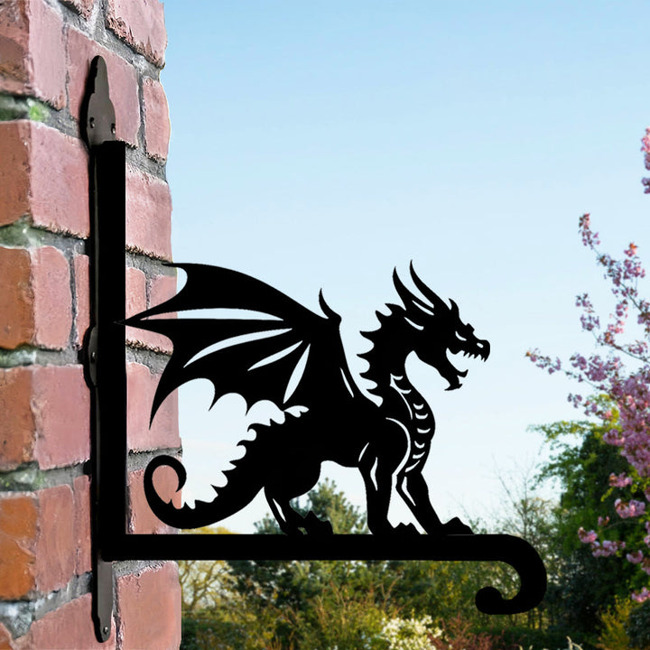 Dragão Galês - Suporte de Planta em Metal