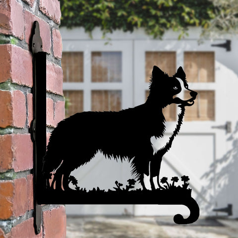 Border Collie II - Suporte de Planta em Metal