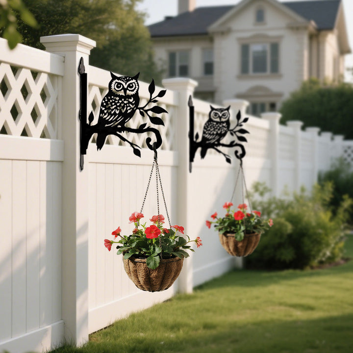 Coruja - Suporte de Planta em Metal
