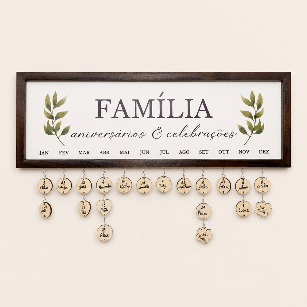 Calendário da Família™ - Aniversários &amp; Celebrações