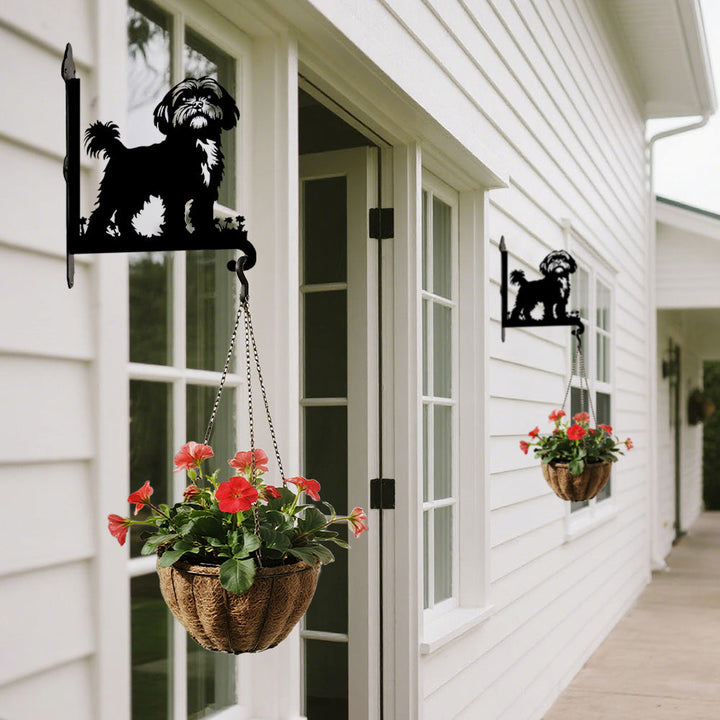 Shih Tzu - Suporte de Planta em Metal