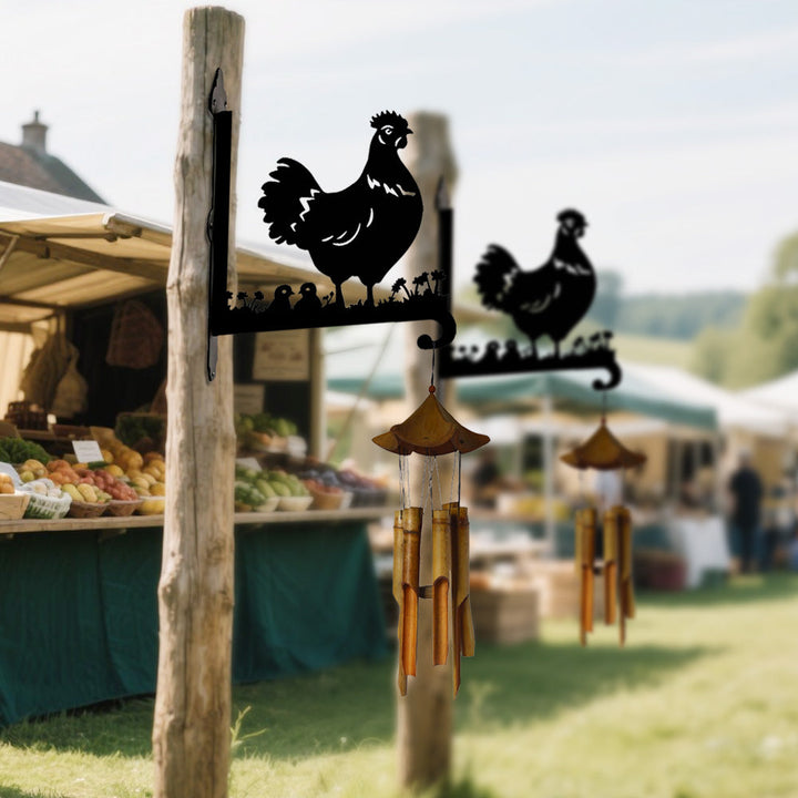 Galinha - Suporte de Planta em Metal