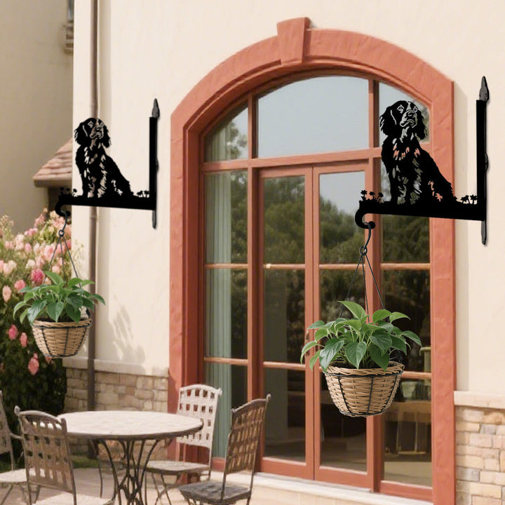 Springer Spaniel Inglês - Suporte de Planta em Metal