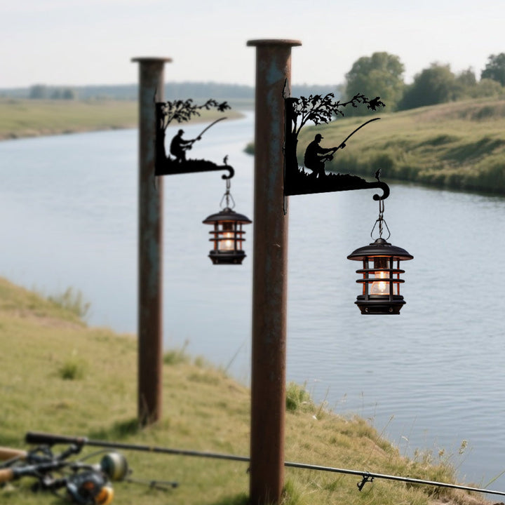 Pescador - Suporte de Planta em Metal