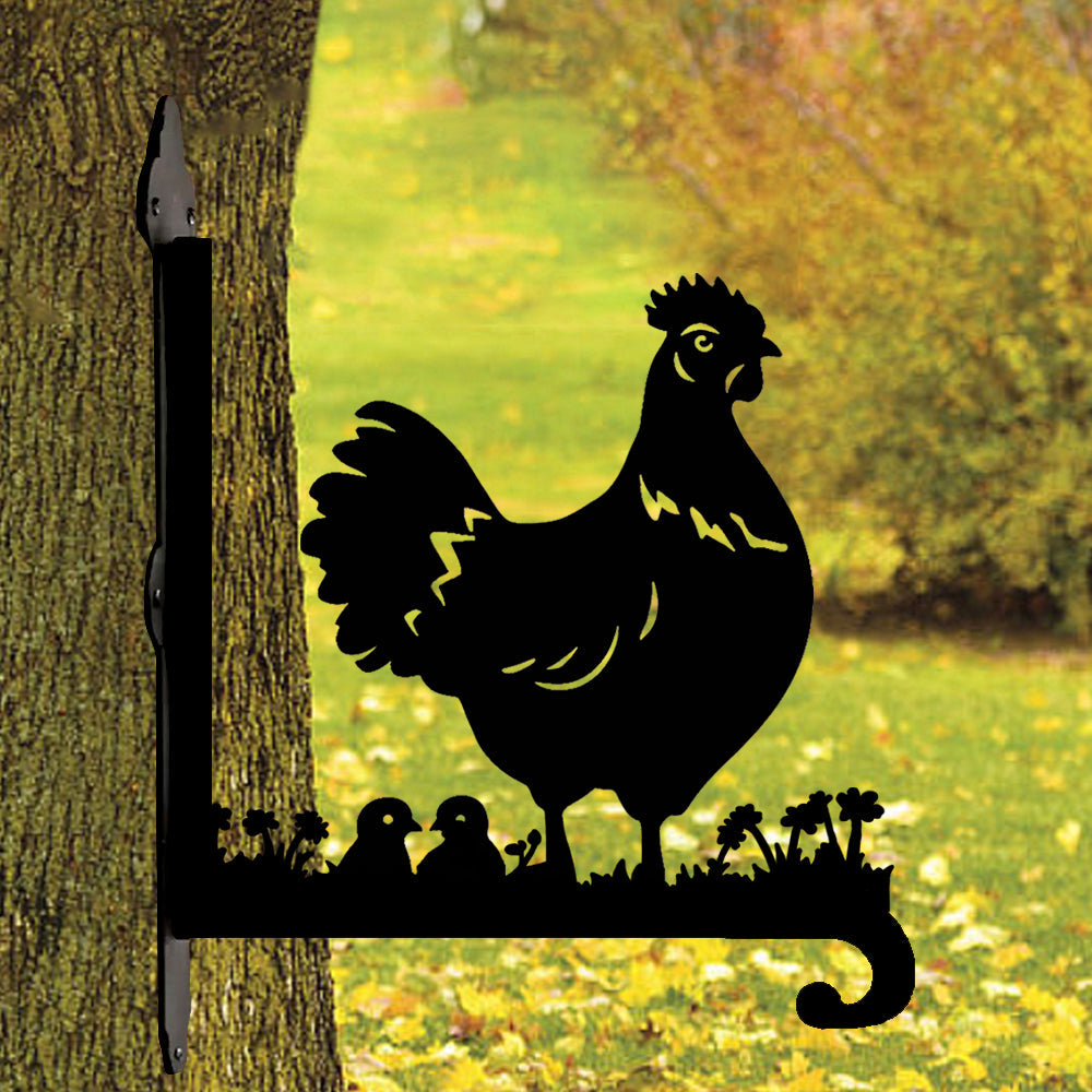 Galinha - Suporte de Planta em Metal