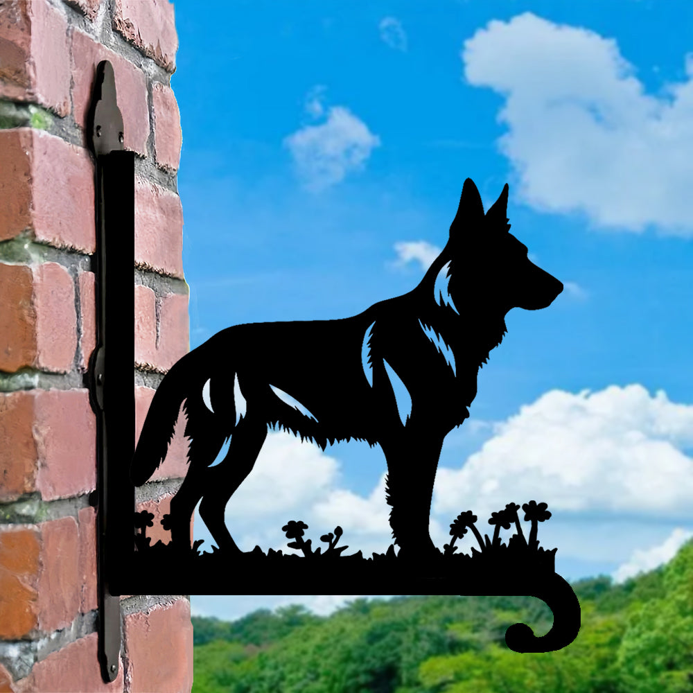 Pastor Alemão - Suporte de Planta em Metal