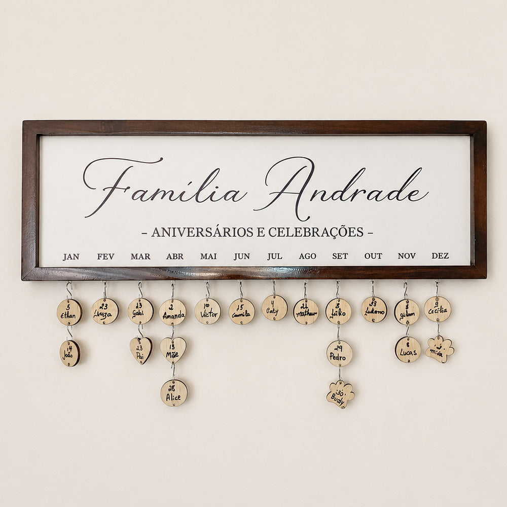 Calendário da Família™ - Aniversários &amp; Celebrações