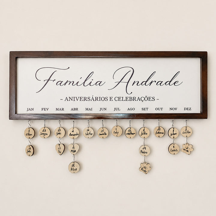 Calendário da Família™ - Aniversários &amp; Celebrações