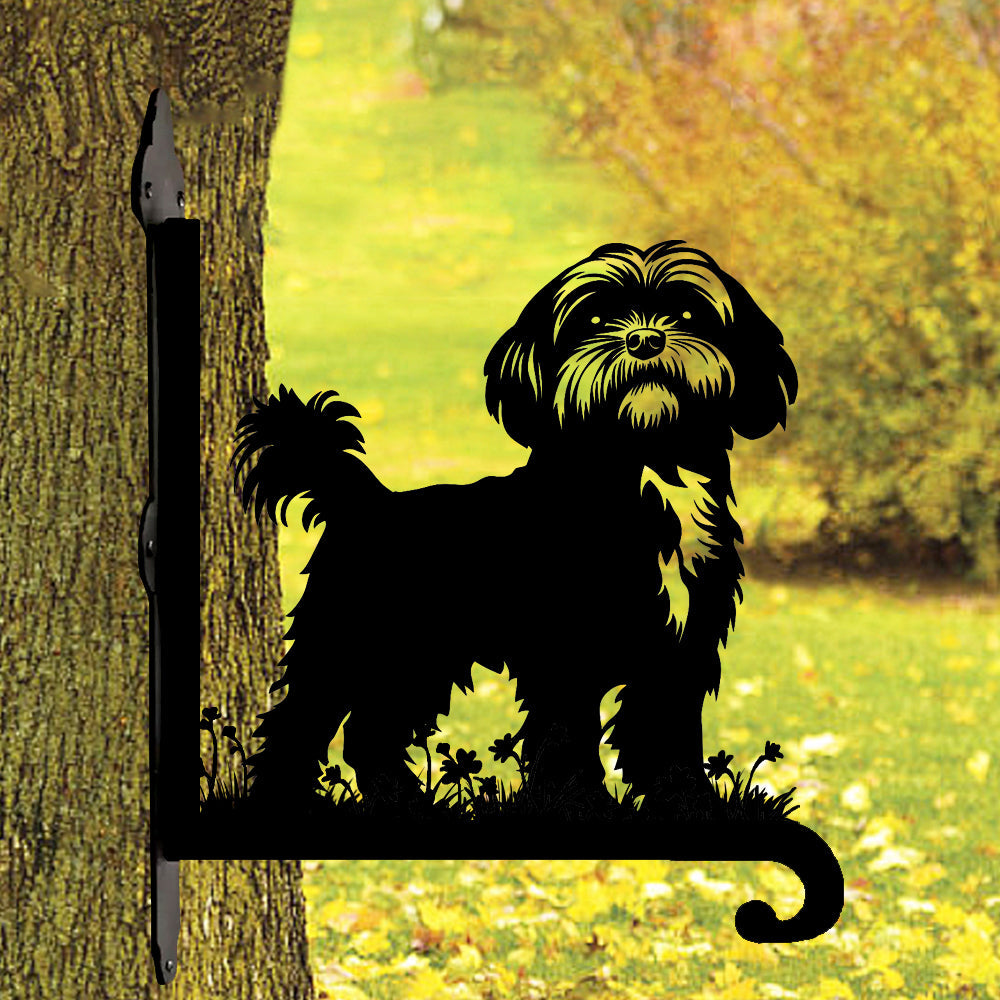 Shih Tzu - Suporte de Planta em Metal