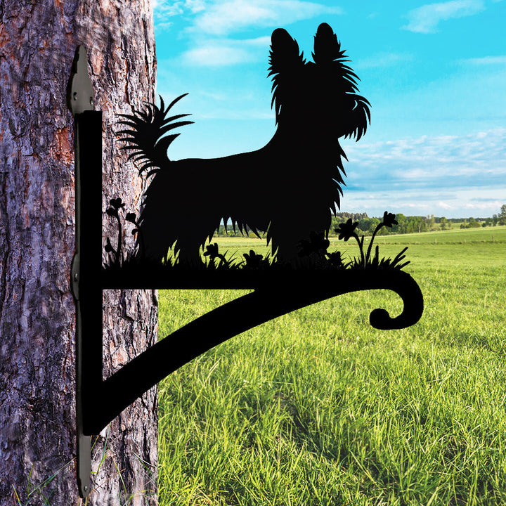 Highland Terrier - Suporte de Planta em Metal